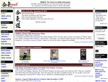 Tablet Screenshot of aikiweb.com